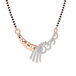 Florian Round Diamond Mangalsutra